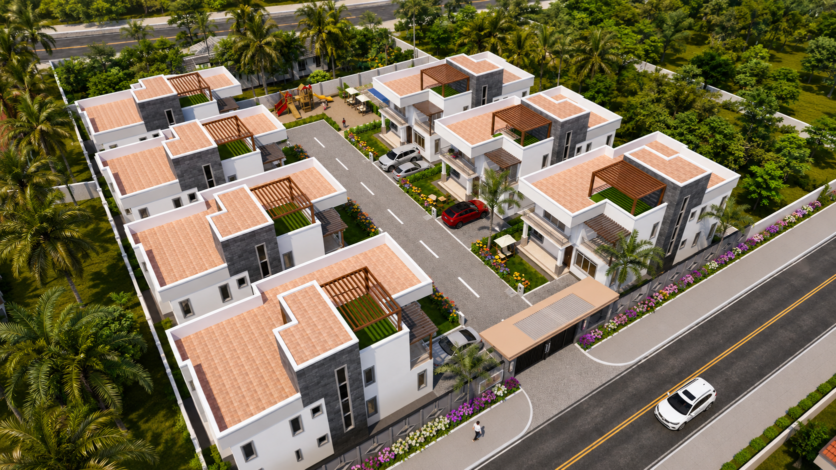 Contemporary estate